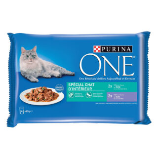 Sparpaket PURINA ONE 12 x 85 g - Junior Lachs & Karotten