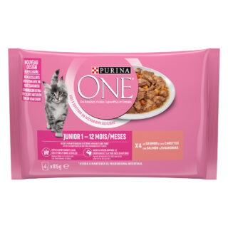 Sparpaket PURINA ONE 24 x 85 g - Sensitive Huhn und Thunfisch