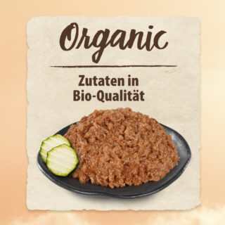 Sparpaket Purizon Organic 24 x 200 g - Ente und Huhn mit Zucchini