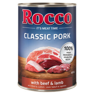 Sparpaket Rocco Classic Pork 24 x 400g Rind & Huhn