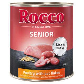 Sparpaket Rocco Senior 24 x 800 g - Mix: Lamm & Geflügel