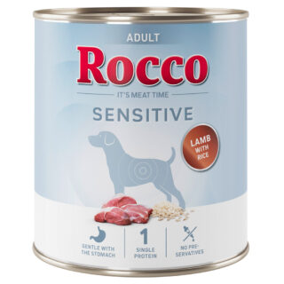 Sparpaket Rocco Sensitive 24 x 400 / 800 g Neue Rezeptur - 24 x 400 g: Lamm mit Reis