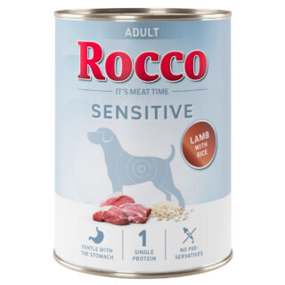Sparpaket Rocco Sensitive 24 x 400 / 800 g Neue Rezeptur - 24 x 800 g: Ente mit Nudeln