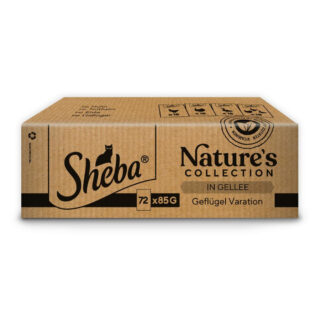 Sparpaket Sheba Nature's Collection 144 x 85 g - Feine Vielfalt in Sauce