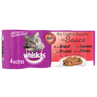 Sparpaket Whiskas La Carte 24 x 390 / 400 g - des Fischers in Gelee (24 x 390 g)