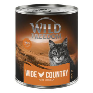 Sparpaket Wild Freedom Adult 12 x 800 g - getreidefreie Rezeptur - Cold River - Seelachs & Huhn
