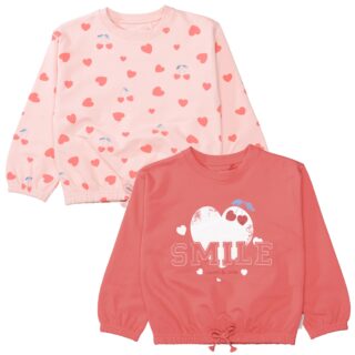 STACCATO Sweater, 2 tlg. mit Frontpint und Allover-Print, 2er Pack für Girls