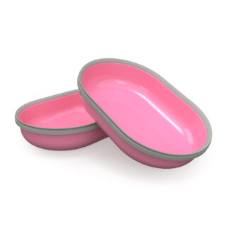 SureFeed Mikrochip Futterautomat - Zubehör: 2x SureFeed Ersatz-Näpfe, 400 ml, rosa