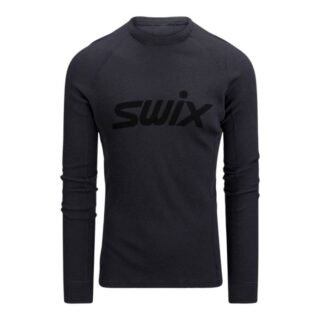 Swix RaceX Merino LS Tee Gr. L Blau Herren