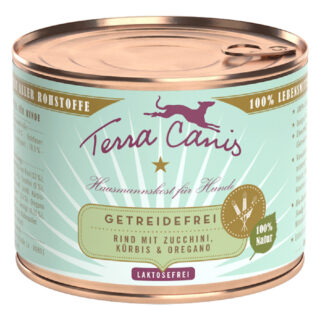 Terra Canis Getreidefrei 12 x 200 g - Mix, 6 Sorten