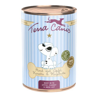 Terra Canis Junior 6 x 400 g - Sparpaket: Rind (12 x 400 g)