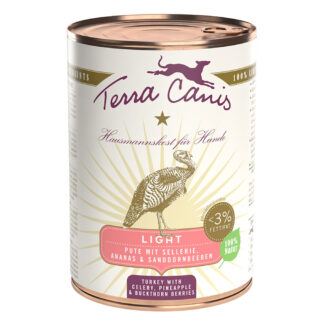 Terra Canis Light 6 x 400 g - Rind mit Kürbis, Mango und Artischoke