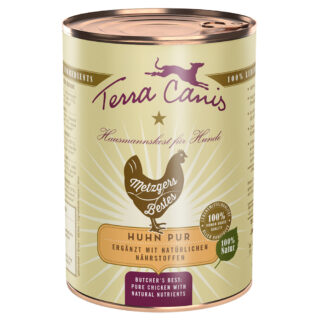 Terra Canis Metzgers Bestes 6 x 400 g - Rind Pur