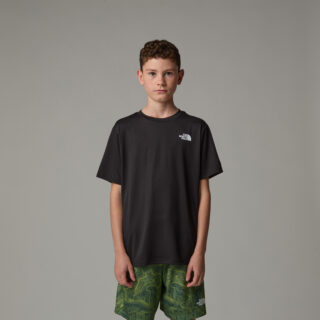 The North Face Funktionsshirt "TEEN NEW 24/7 SS TEE" sportlicher Stil, Kurzarm, schnell trocknendes Material, Logodrucke