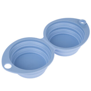 TIAKI Doppel Silikon Reisenapf Mini - 2 x 350 ml