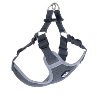 TIAKI Geschirr Grau - Größe M: ca. 54-78 cm Brustumfang