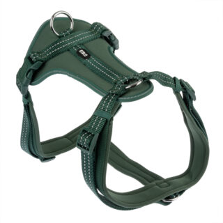 TIAKI Geschirr Neoprene, grün - Größe L: 52 - 88 cm Brustumfang