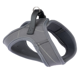 TIAKI Geschirr Wave Vest, anthrazit - Hundeleine Mesh: 200 cm lang, 15 mm breit, anthrazit