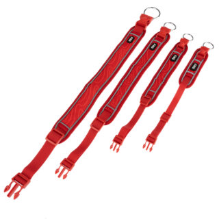 TIAKI Halsband Soft & Safe, rot - Größe L: 55 - 65 cm Halsumfang, 45 mm breit