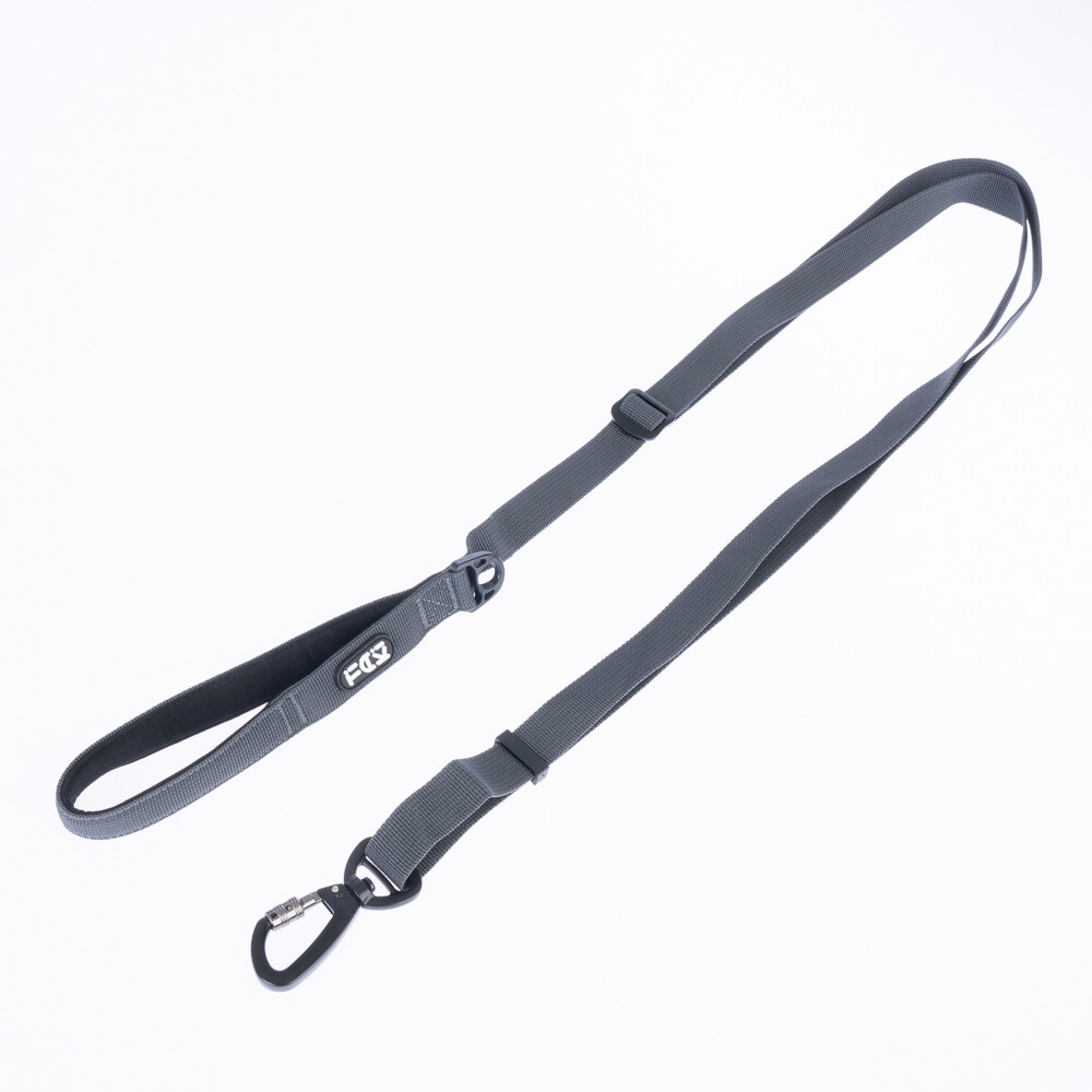TIAKI Hundeleine Grau - Länge: ca. 150 - 200 cm