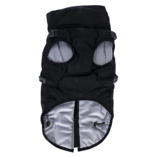 TIAKI Hundemantel Harness Arkon, schwarz - ca. 60 cm Rückenlänge