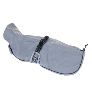 TIAKI Hundemantel Reflective Steel - ca. 50 cm Rückenlänge