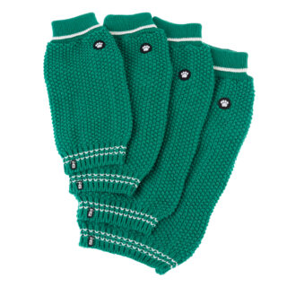 TIAKI Hundepullover Reflective Knit, grün - ca. 40 cm Rückenlänge