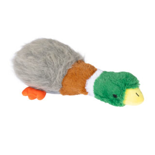 TIAKI Hundespielzeug Ente "Squawk" - L 32 x B 14 x H 14 cm
