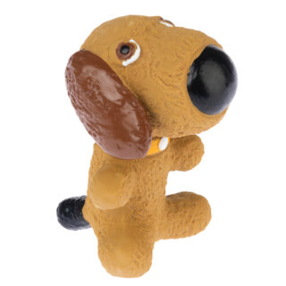 TIAKI Hundespielzeug Latex Hündchen - L 5 x B 5 x H 8 cm