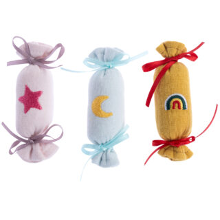TIAKI Junior Katzenspielzeug-Set Bonbons mit Katzenminze - 3er-Pack