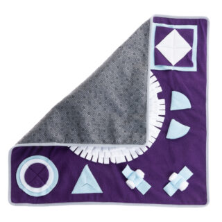 TIAKI Schnüffelmatte Geometrische Formen - L 70 x B 70 x H 1 cm