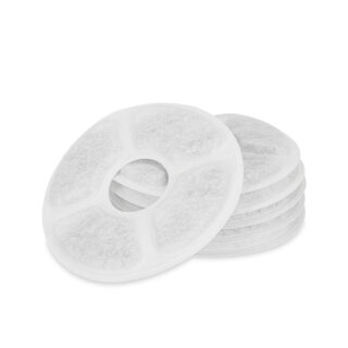 TIAKI Universal-Ersatzfilter für Trinkbrunnen - Zubehör: Ersatzfilter (6 Stück)