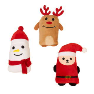 TIAKI Weihnachtliches Spielkissen-Set - 3er Pack