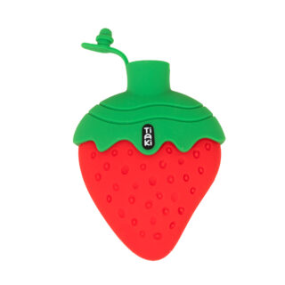 TIAKI Welpenspielzeug Erdbeere - L 11,5 x B 9,5 x H 4 cm