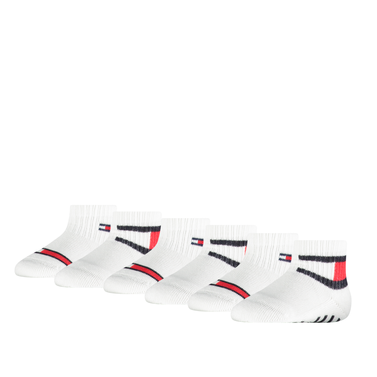 Tommy Hilfiger Socken "TH BABY SOCK 6P FLAG SOCK ECOM" 6 Paar, ABS Anti-Rutsch am Fuß