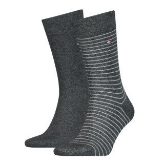 Tommy Hilfiger Socken "TH MEN SMALL STRIPE SOCK 2P" 2 Paar, 2 Paar tlg. Tommy Hilfiger-Branding
