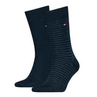 Tommy Hilfiger Socken "TH MEN SMALL STRIPE SOCK 2P" 2 Paar, 2 Stk. tlg. Tommy Hilfiger-Branding