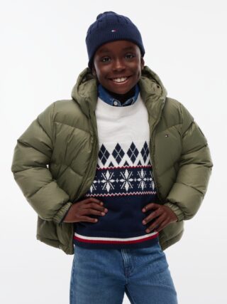 Tommy Hilfiger Steppjacke "ESSENTIAL DOWN JACKET" mit Kapuze Kinder bis 16 Jahre
