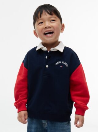 Tommy Hilfiger Sweatshirt, Polokragen & Knopfleiste, für Kinder