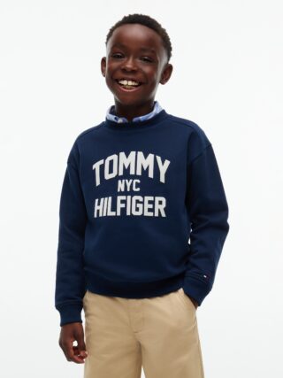 Tommy Hilfiger Sweatshirt, Rundhalsausschnitt, Regular Fit, für Kinder bis 16 Jahre