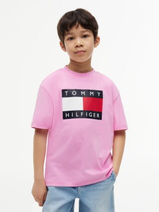 Tommy Hilfiger T-Shirt "HERITAGE" Regular Fit, Kinder bis 16 Jahre, Logo-Print
