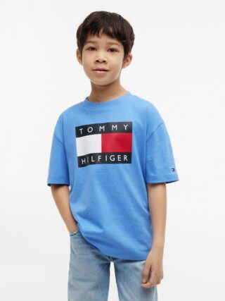 Tommy Hilfiger T-Shirt "HERITAGE" Regular Fit, Kinder bis 16 Jahre, Logo-Print