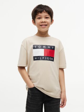 Tommy Hilfiger T-Shirt "HERITAGE" Regular Fit, Kinder bis 16 Jahre, Logo-Print
