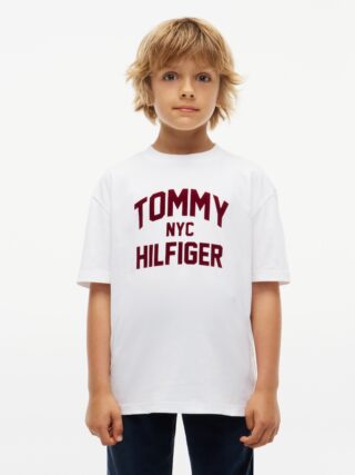 Tommy Hilfiger T-Shirt Rundhalsausschnitt, Regular Fit, Kinder bis 16 Jahre