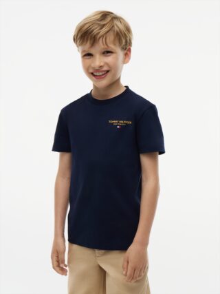 Tommy Hilfiger T-Shirt Rundhalsausschnitt, Regular Fit, Kinder bis 16 Jahre