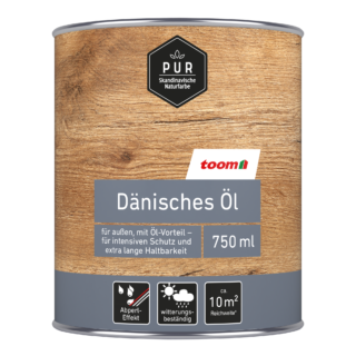 toom Dänisches Öl 'Natur dunkel' braun 750 ml
