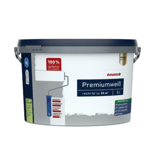 toom Premiumweiß matt 5 l