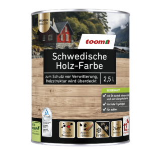 toom Schwedenhausfarbe anthrazitfarben 2,5 l