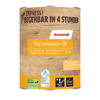 toom Terrassen-Öl bangkiraifarben 2,5 l