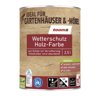 toom Wetterschutz-Holzfarbe anthrazitfarben 2,5 l